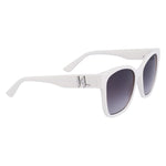 Karl Lagerfeld White Injected Women's Sunglasses