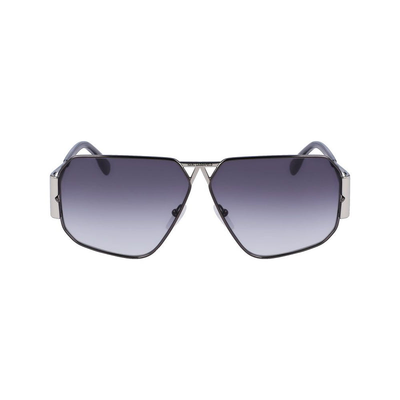 Karl Lagerfeld Gray Metal  Sunglasses