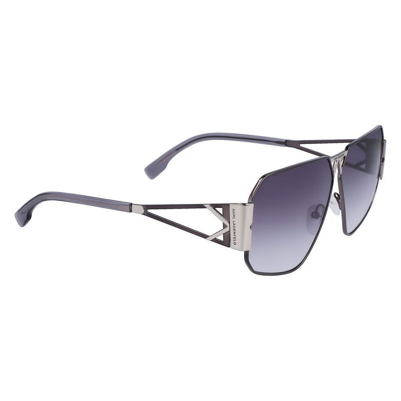 Karl Lagerfeld Gray Metal  Sunglasses