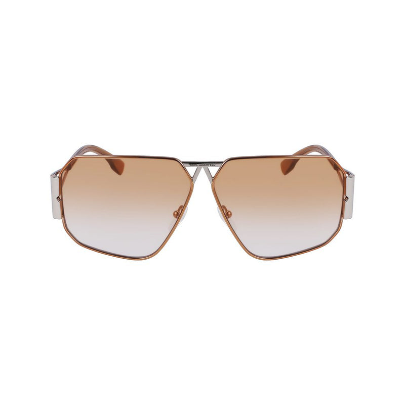 Karl Lagerfeld Gray Metal  Sunglasses