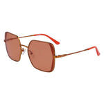 Karl Lagerfeld Orange Metal Women's Sunglasses