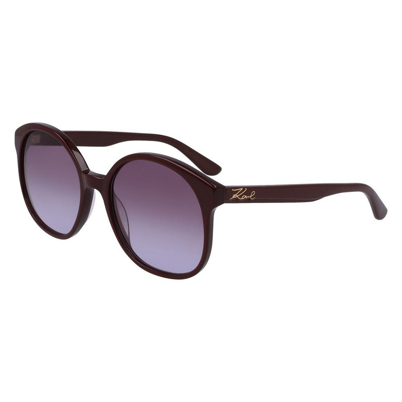 Karl Lagerfeld Bordeaux Acetate Women's Sunglasses