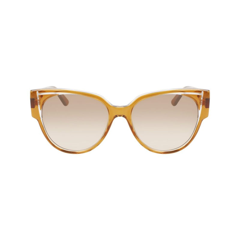 Karl Lagerfeld Brown Acetate Women's Sunglasses