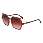 Karl Lagerfeld Brown Injected Women's Sunglasses