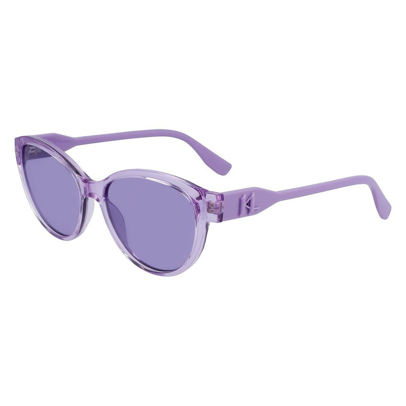 Karl Lagerfeld Purple Injected Women's Sunglasses