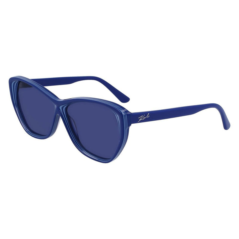 Karl Lagerfeld Blue Acetate Women's Sunglasses