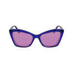 Karl Lagerfeld Blue Acetate Women's Sunglasses