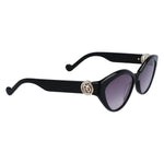 Liu Jo Black Acetate Women's Sunglasses