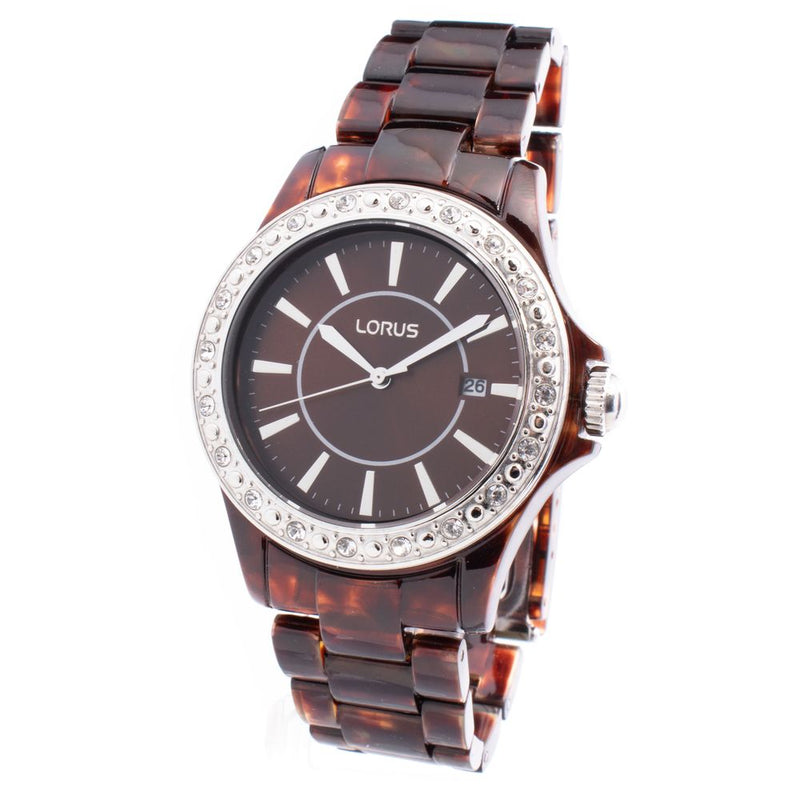 Lorus Brown Polyethylene Women's Watch