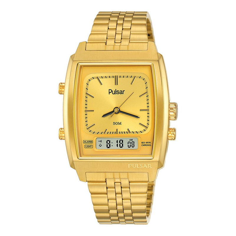 Pulsar Gold Steel Men's Watch