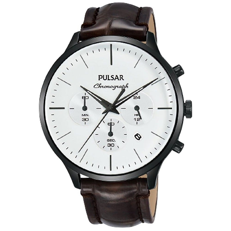 Pulsar Brown Leather Men's Watch