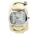 Chronotech Beige Leather Men's Watch