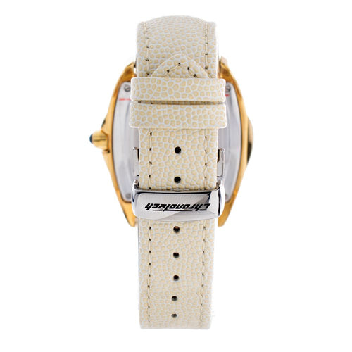 Chronotech Beige Leather  Watch