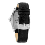 Chronotech Black Leather Men's Watch