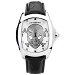 Chronotech Black Leather Men's Watch