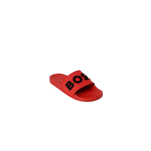 Hugo Boss Red Polyethylene Men's Sandal