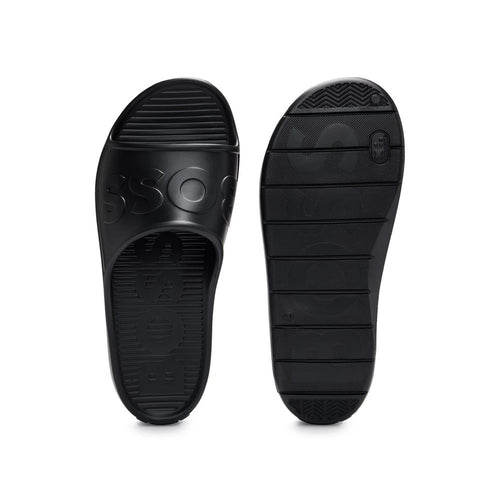 Hugo Boss Black Rubber Men's Sandal