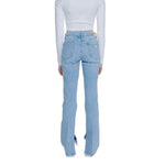 Guess Light Blue Cotton Jeans & Women's Pant