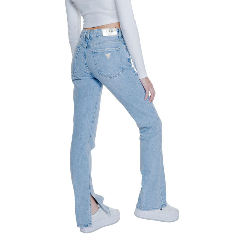 Guess Light Blue Cotton Jeans & Women's Pant