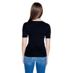 Guess Black Viscose Tops & Women's T-Shirt