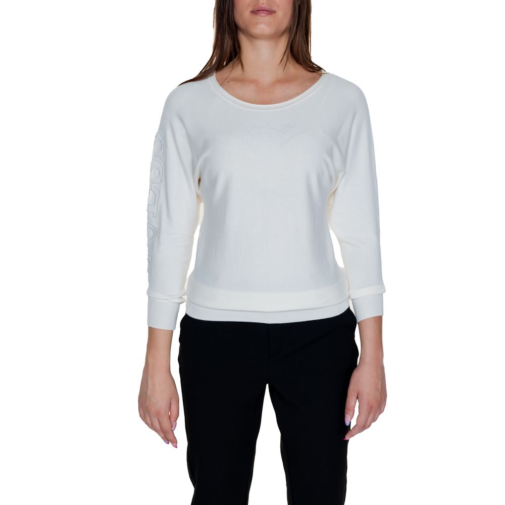 Guess White Viscose Tops & Women's T-Shirt