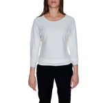 Guess White Viscose Tops & Women's T-Shirt