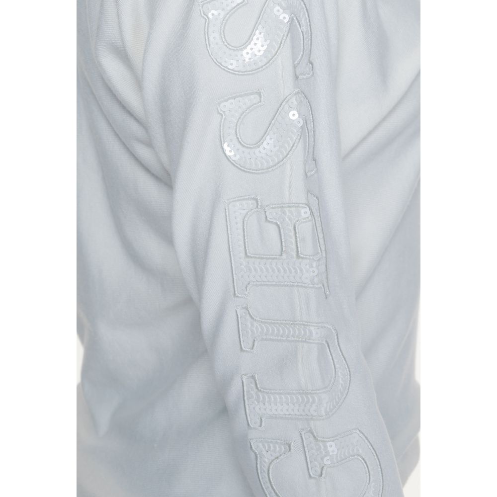 Guess White Viscose Tops & Women's T-Shirt