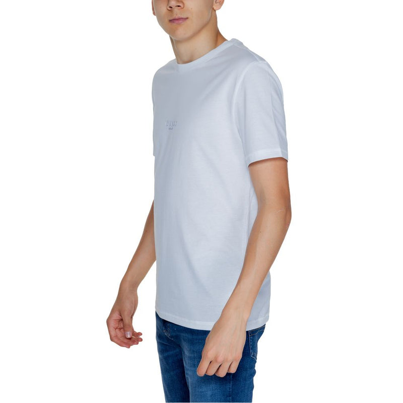 Guess White Cotton Men's T-Shirt