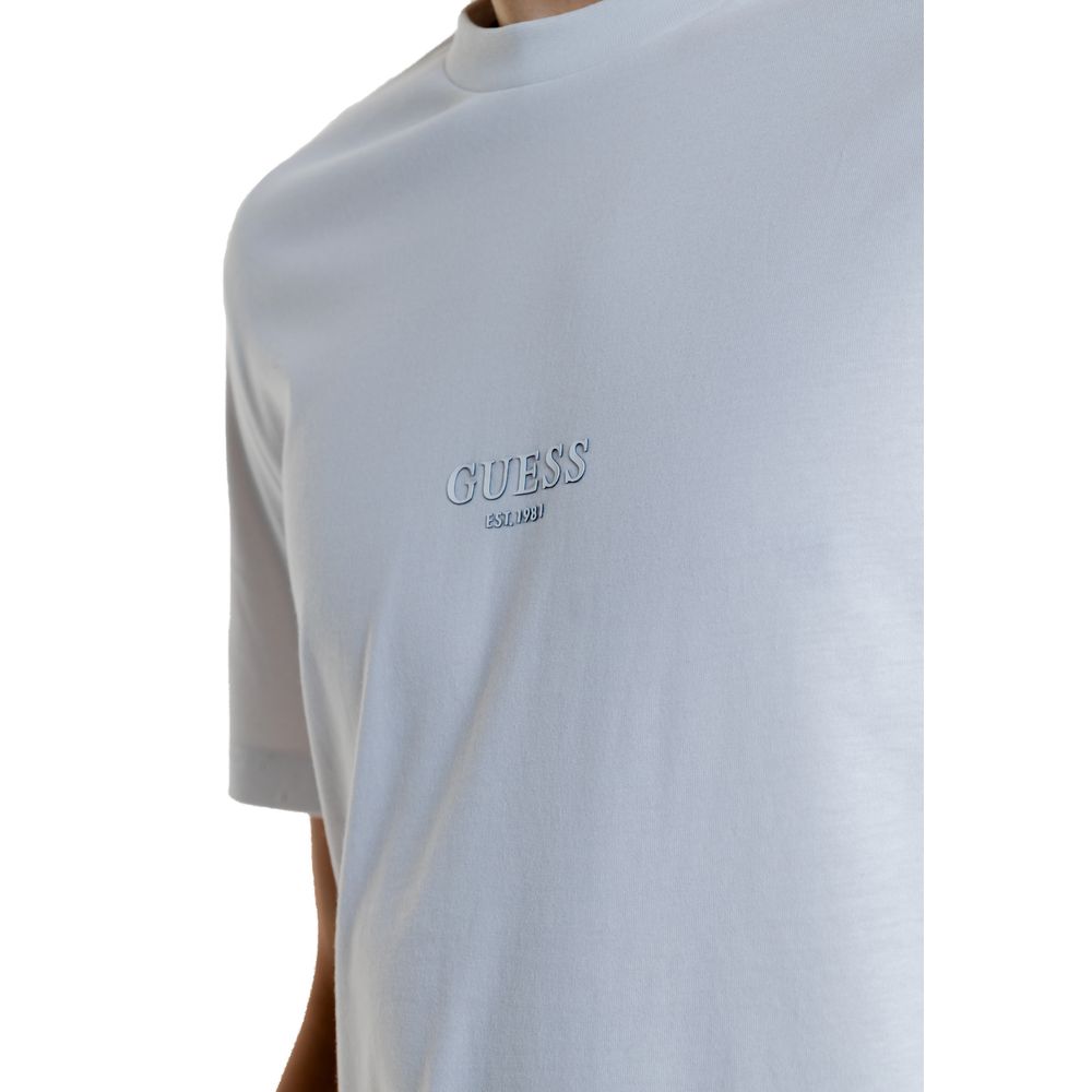 Guess White Cotton Men's T-Shirt