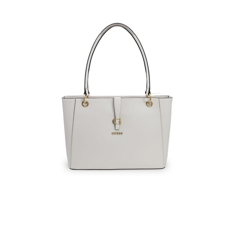 Guess Cream Polyethylene Women's Handbag