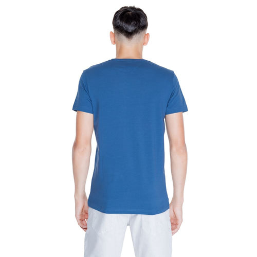 Tommy Hilfiger Blue Cotton Men's T-Shirt