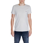 Tommy Hilfiger Beige Cotton Men's T-Shirt