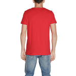 Tommy Hilfiger Red Cotton Men's T-Shirt