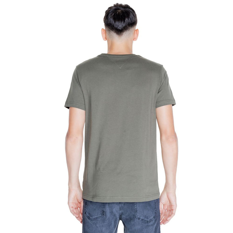 Tommy Hilfiger Green Cotton Men's T-Shirt