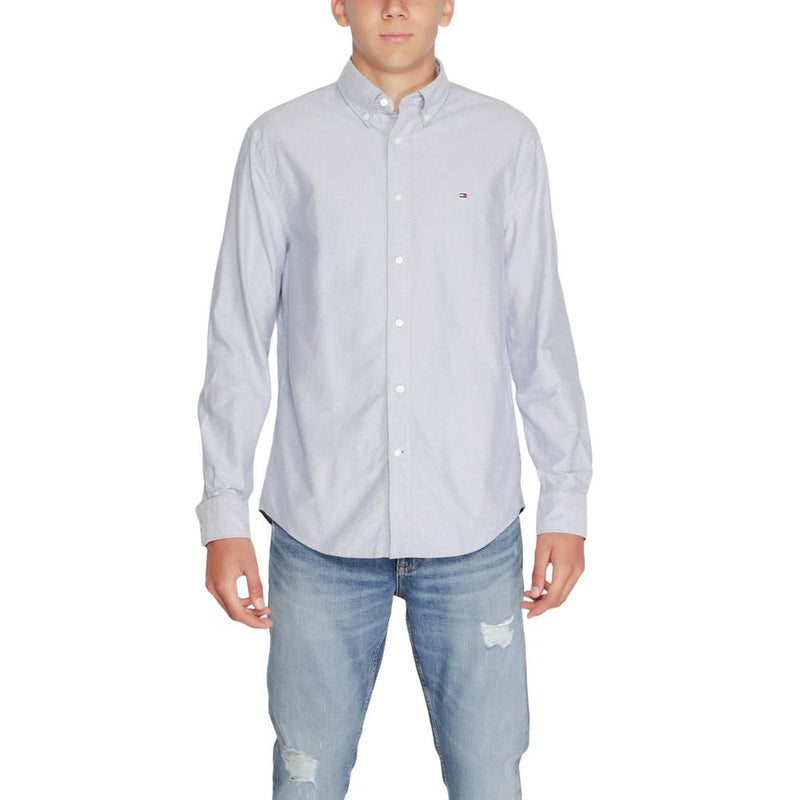 Tommy Hilfiger Blue Organic Cotton Men's Shirt