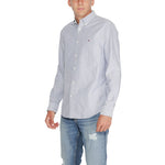 Tommy Hilfiger Blue Organic Cotton Men's Shirt