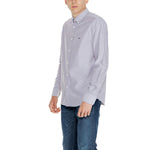 Tommy Hilfiger Purple Organic Cotton Men's Shirt