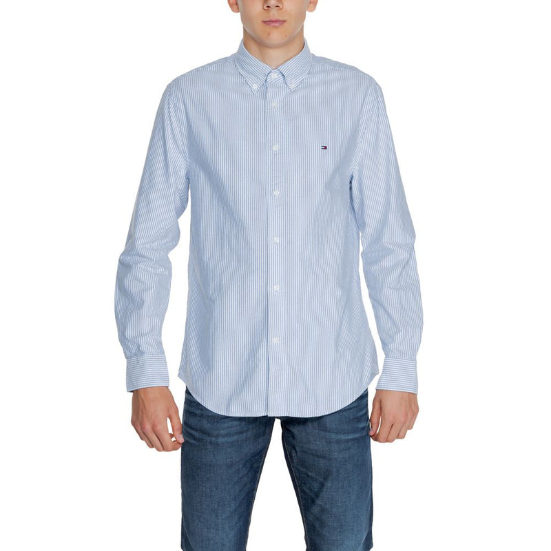 Tommy Hilfiger Blue Organic Cotton Men's Shirt