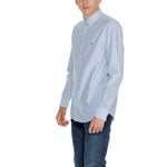 Tommy Hilfiger Blue Organic Cotton Men's Shirt