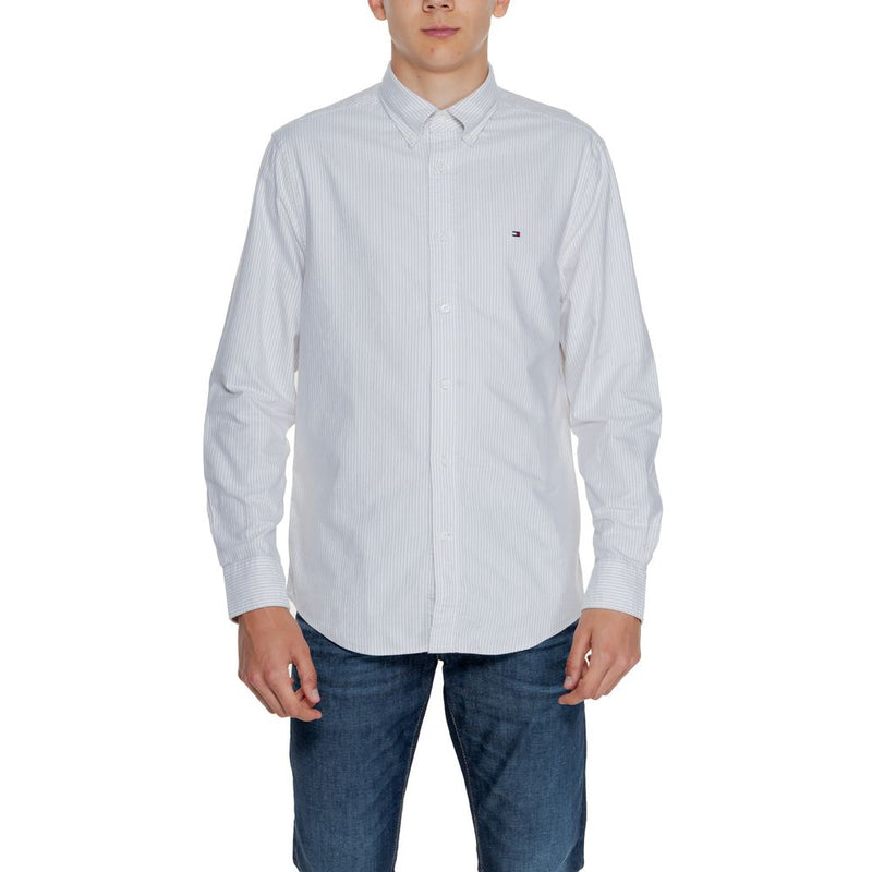 Tommy Hilfiger Beige Organic Cotton Men's Shirt