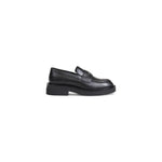 Tommy Hilfiger Black Leather Flat Women's Shoe