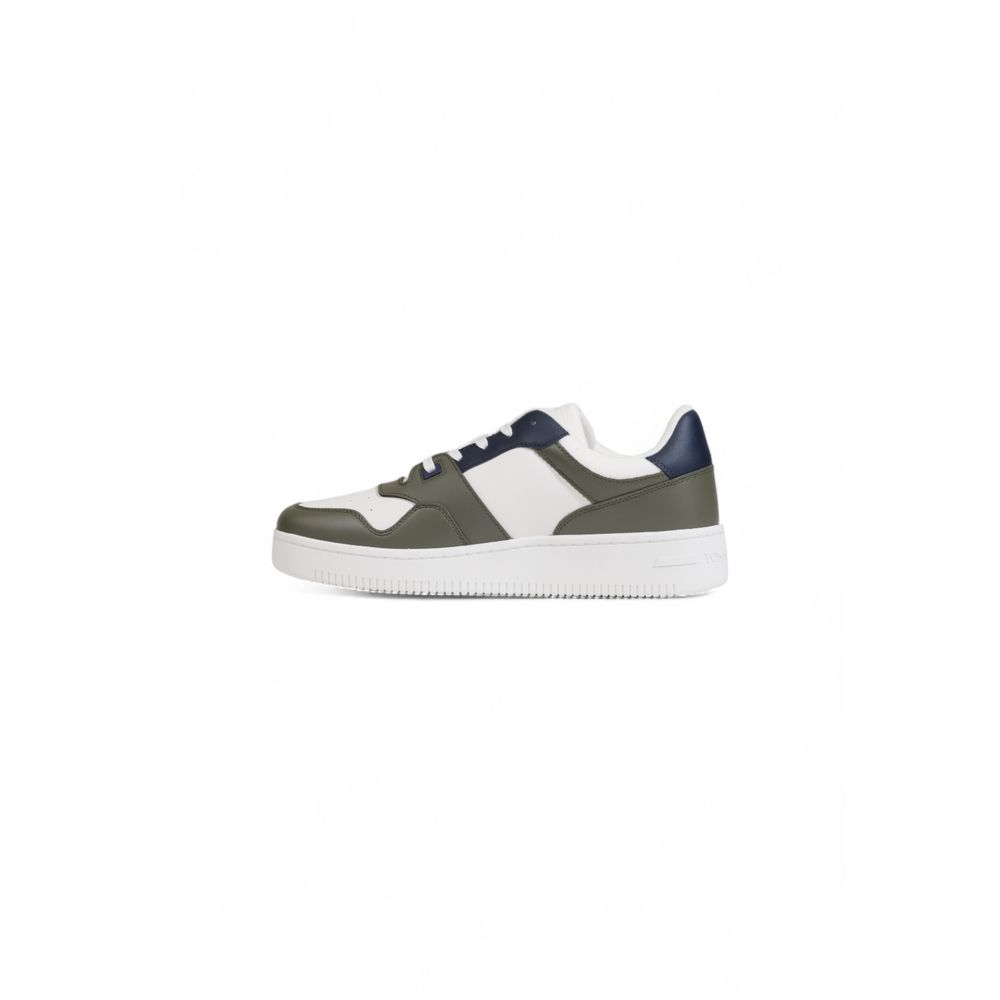 Tommy Hilfiger Green Leather Men's Sneaker