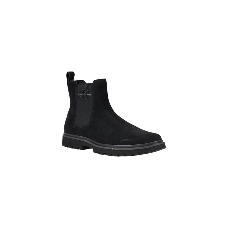 Calvin Klein Jeans Black Suede Men's Boot