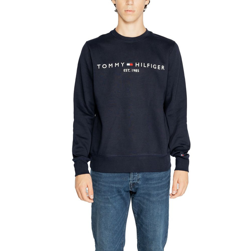 Tommy Hilfiger Blue Organic Cotton Men's Sweater