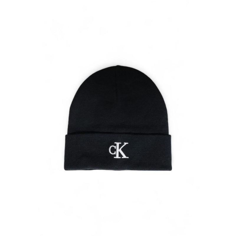 Calvin Klein Black Recycled Polyester Hats & Men's Cap