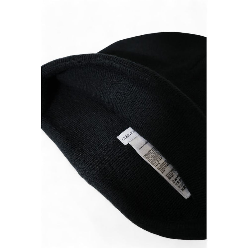 Calvin Klein Black Recycled Polyester Hats & Men's Cap