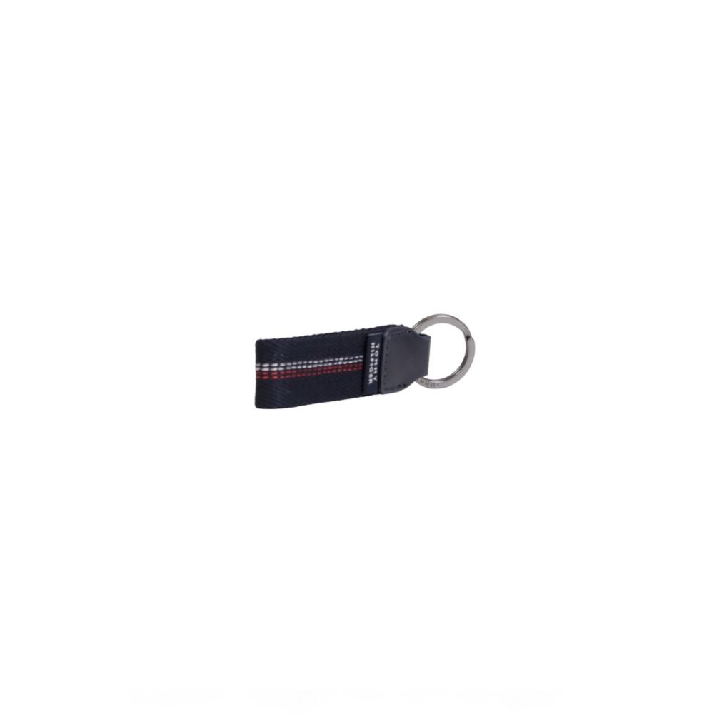 Tommy Hilfiger Blue Leather Men's Keychain