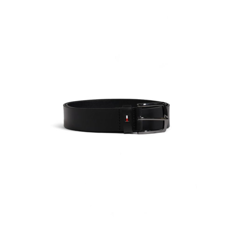 Tommy Hilfiger Black Leather Men's Belt