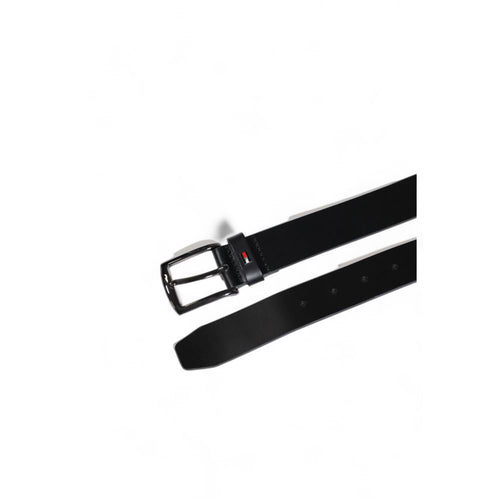 Tommy Hilfiger Black Leather Men's Belt