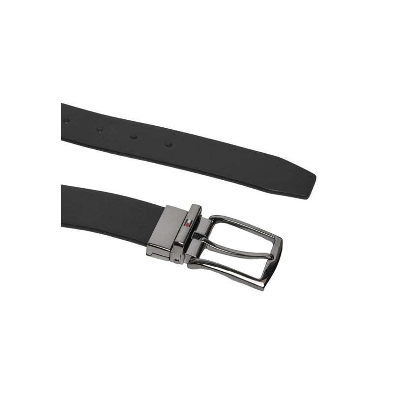 Tommy Hilfiger Black Leather Men's Belt